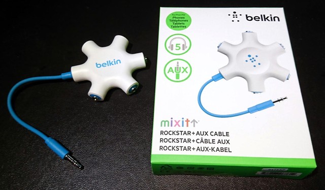 belkin マルチイヤホンスプリッター導入: ちょろパパ、日々のあれこれ